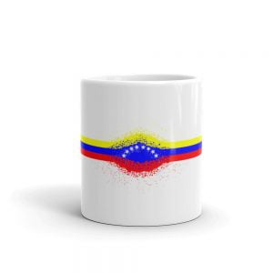 Taza de Cafe con Bandera de Venezuela
