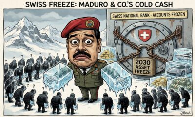 Suiza congela activos de Nicolás Maduro y 36 asociados mediante ordenanza vigente hasta 2030 FI