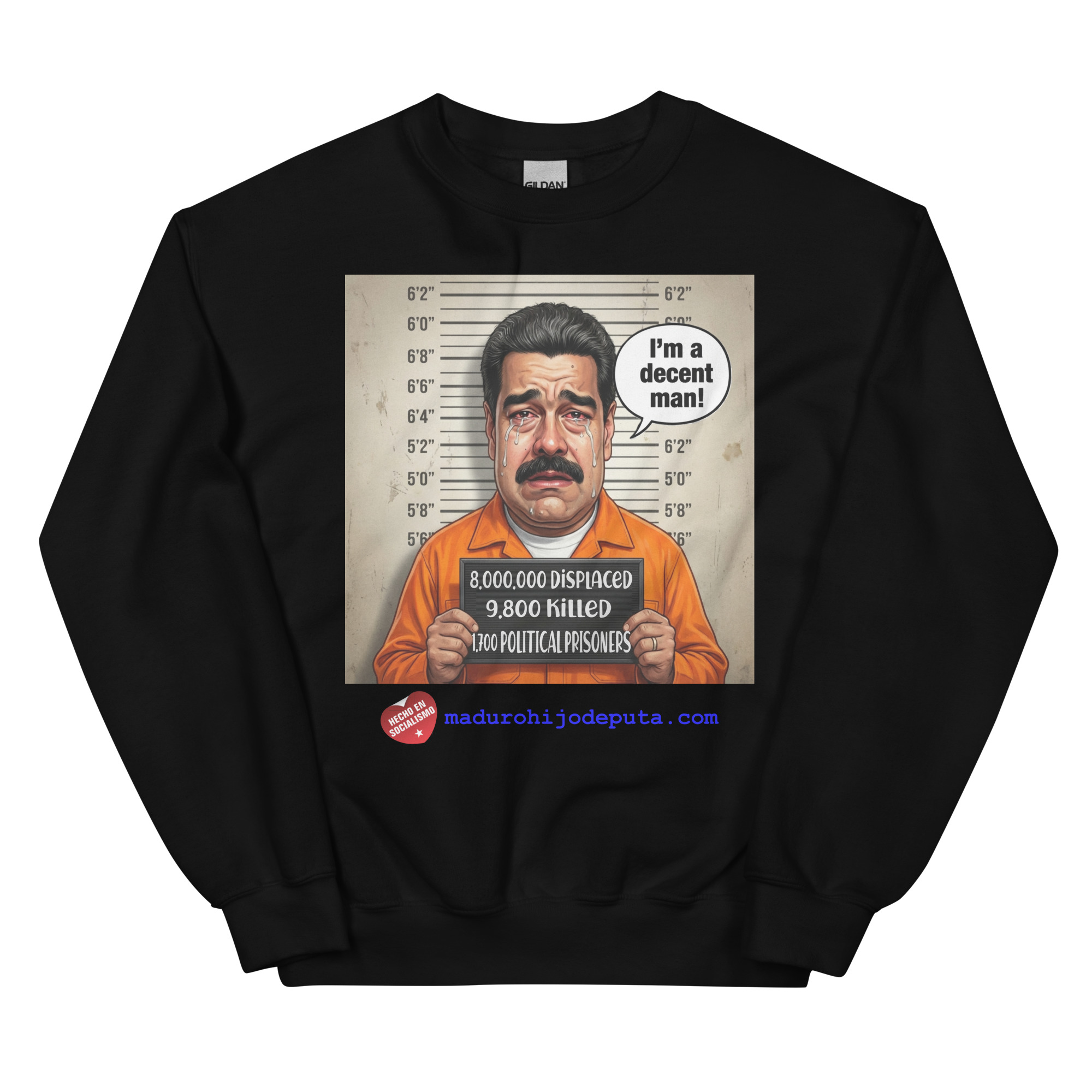 "I'm a Decent Man" Unisex Sweatshirt - Image 2