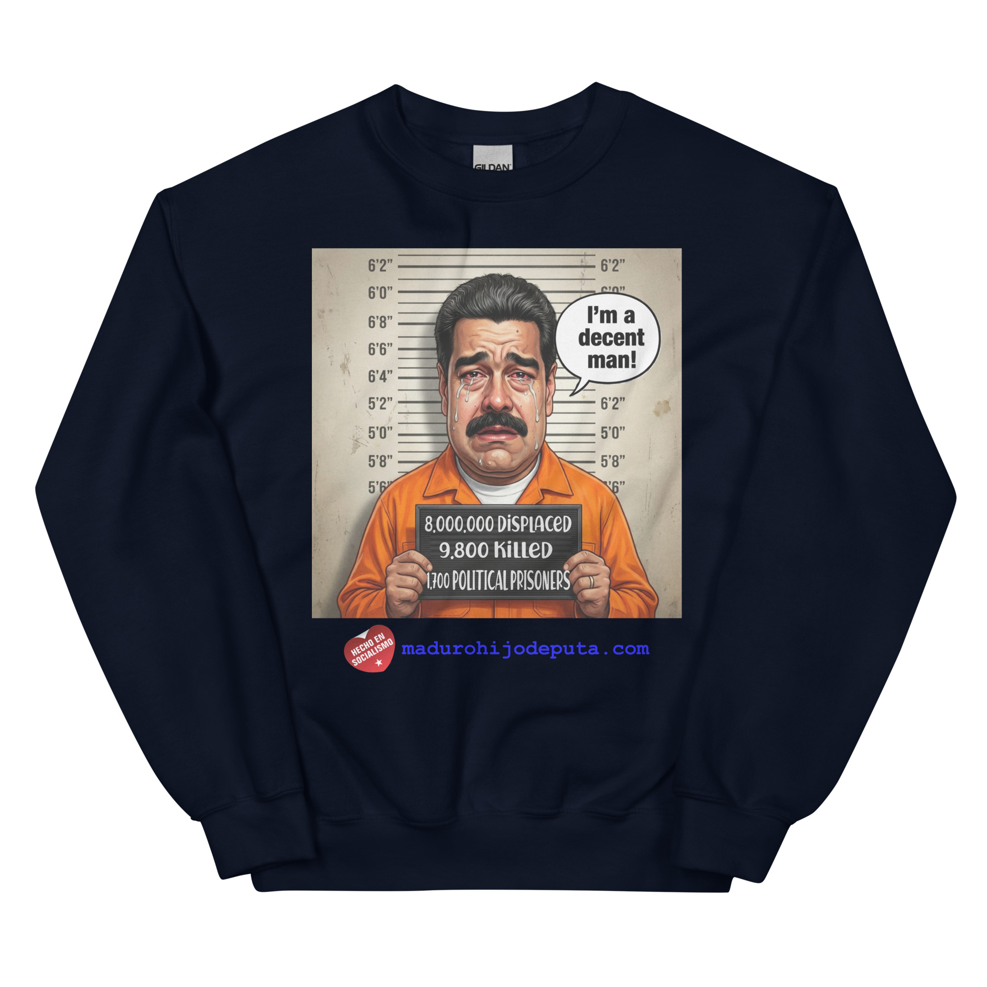"I'm a Decent Man" Unisex Sweatshirt - Image 4