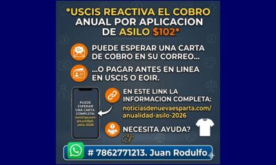 USCIS Reactiva cobro anualidad de Asilo 2026