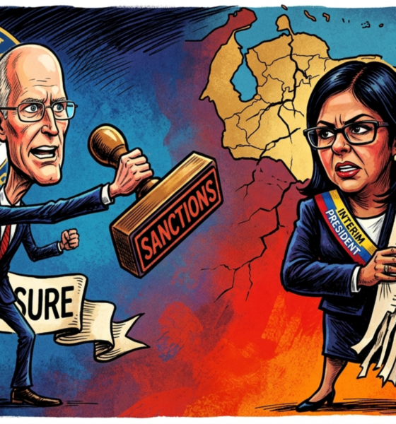Rick Scott Demands US Sanctions on Venezuela’s Delcy Rodríguez Over Amnesty Repeal