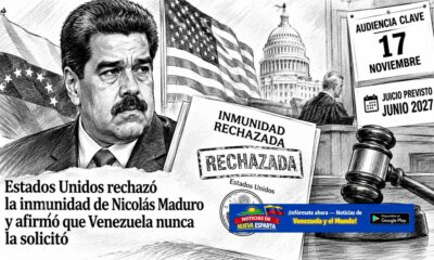 Washington sostiene que el exmandatario no tiene inmunidad y que Venezuela no pidió esa protección para él; la moción se discutirá el 17 de noviembre y el juicio está programado para junio de 2027.