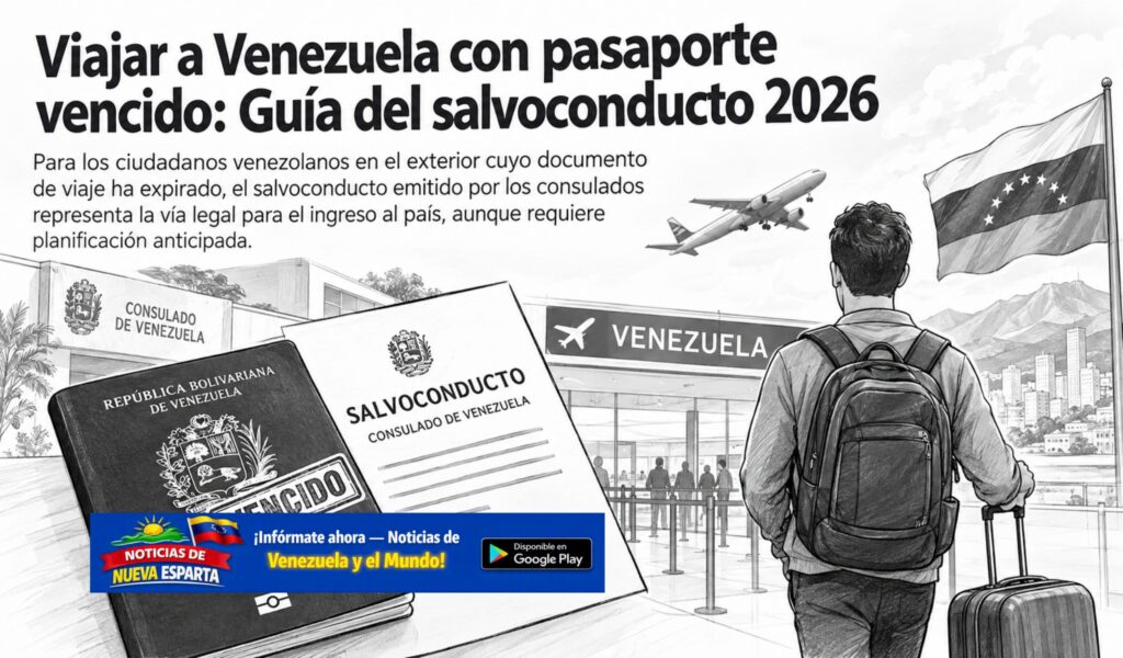 Viajar a Venezuela con pasaporte vencido Guía del salvoconducto 2026