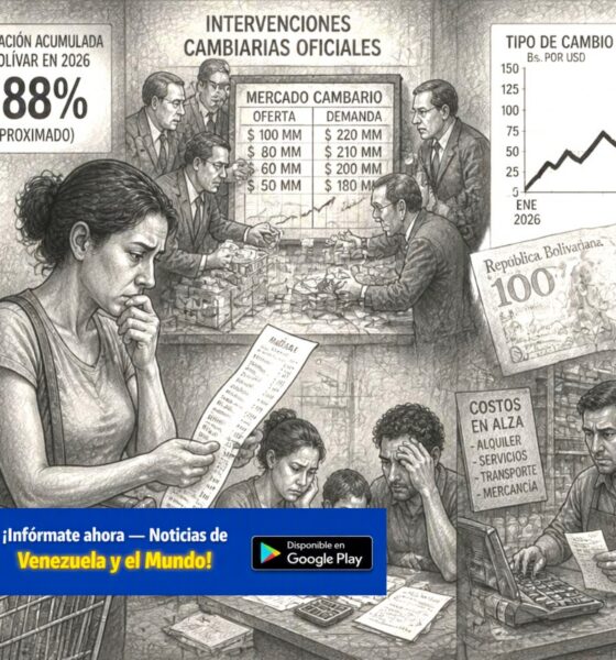dólar en Venezuela hoy; BCV; bolívar devaluación; tasa oficial del dólar; inflación acumulada 2026